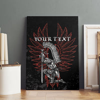 Personalized Poland Husaria Canvas Wall Art Polska Winged Hussar Knight Pride
