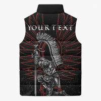 Personalized Poland Husaria Sleeveless Puffer Jacket Polska Winged Hussar Knight Pride