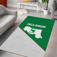 Italy Emilia-Romagna Area Rug Map With Flag Style - Wonder Print Shop