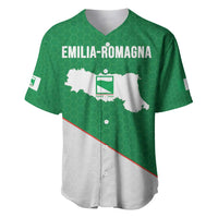 Italy Emilia-Romagna Baseball Jersey Map With Flag Style LT19
