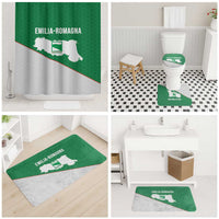 Italy Emilia-Romagna Bathroom Set Map With Flag Style - Wonder Print Shop