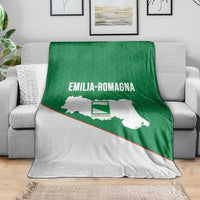 Italy Emilia-Romagna Blanket Map With Flag Style - Wonder Print Shop