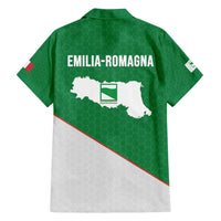 Italy Emilia-Romagna Family Matching Long Sleeve Bodycon Dress and Hawaiian Shirt Map With Flag Style LT19