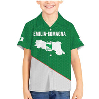 Italy Emilia-Romagna Family Matching Mermaid Dress and Hawaiian Shirt Map With Flag Style LT19