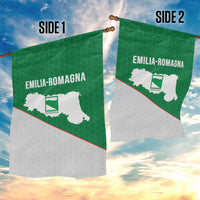 Italy Emilia-Romagna Garden Flag Map With Flag Style - Wonder Print Shop