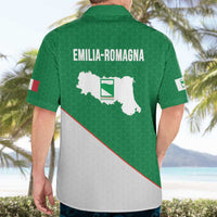 Italy Emilia-Romagna Hawaiian Shirt Map With Flag Style LT19