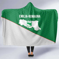 Italy Emilia-Romagna Hooded Blanket Map With Flag Style - Wonder Print Shop