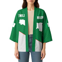 Italy Emilia-Romagna Kimono Map With Flag Style - Wonder Print Shop