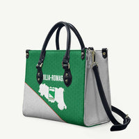 Italy Emilia-Romagna Leather Bag Map With Flag Style - Wonder Print Shop