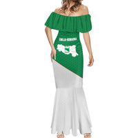 Italy Emilia-Romagna Mermaid Dress Map With Flag Style LT19