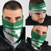 Italy Emilia-Romagna Neck Gaiter Map With Flag Style - Wonder Print Shop