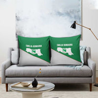 Italy Emilia-Romagna Pillow Cover Map With Flag Style - Wonder Print Shop