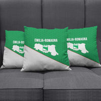 Italy Emilia-Romagna Pillow Cover Map With Flag Style - Wonder Print Shop