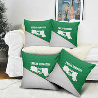 Italy Emilia-Romagna Pillow Cover Map With Flag Style - Wonder Print Shop