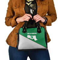 Italy Emilia-Romagna Shoulder Handbag Map With Flag Style - Wonder Print Shop