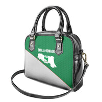 Italy Emilia-Romagna Shoulder Handbag Map With Flag Style - Wonder Print Shop