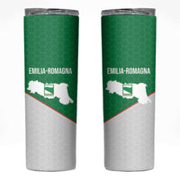 Italy Emilia-Romagna Skinny Tumbler Map With Flag Style - Wonder Print Shop