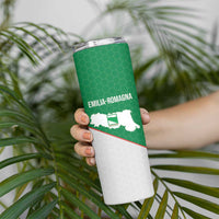 Italy Emilia-Romagna Skinny Tumbler Map With Flag Style - Wonder Print Shop