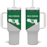 Italy Emilia-Romagna Tumbler With Handle Map With Flag Style - Wonder Print Shop