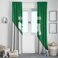 Italy Emilia-Romagna Window Curtain Map With Flag Style - Wonder Print Shop