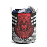 Mexico Aztec Warrior Goddess Laundry Basket Tribal Aztec Heritage