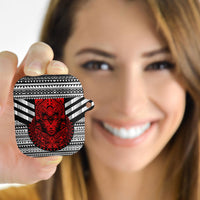 Mexico Aztec Warrior Goddess AirPods Case Tribal Aztec Heritage