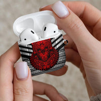 Mexico Aztec Warrior Goddess AirPods Case Tribal Aztec Heritage