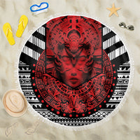 Mexico Aztec Warrior Goddess Beach Blanket Tribal Aztec Heritage
