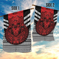Mexico Aztec Warrior Goddess Garden Flag Tribal Aztec Heritage