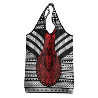 Mexico Aztec Warrior Goddess Grocery Bag Tribal Aztec Heritage