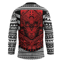 Mexico Aztec Warrior Goddess Hockey Jersey Tribal Aztec Heritage