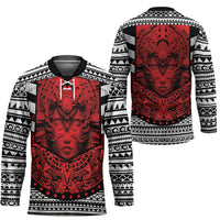 Mexico Aztec Warrior Goddess Hockey Jersey Tribal Aztec Heritage