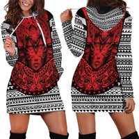 Mexico Aztec Warrior Goddess Hoodie Dress Tribal Aztec Heritage