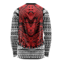 Mexico Aztec Warrior Goddess Long Sleeve Shirt Tribal Aztec Heritage