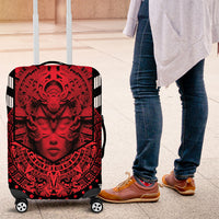 Mexico Aztec Warrior Goddess Luggage Cover Tribal Aztec Heritage