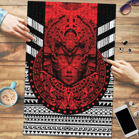 Mexico Aztec Warrior Goddess Puzzle Tribal Aztec Heritage