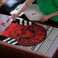 Mexico Aztec Warrior Goddess Puzzle Tribal Aztec Heritage
