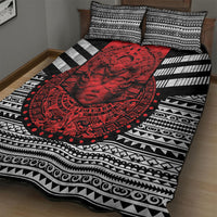 Mexico Aztec Warrior Goddess Quilt Bed Set Tribal Aztec Heritage