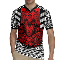 Mexico Aztec Warrior Goddess Rugby Jersey Tribal Aztec Heritage