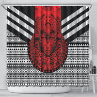 Mexico Aztec Warrior Goddess Shower Curtain Tribal Aztec Heritage