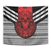 Mexico Aztec Warrior Goddess Tapestry Tribal Aztec Heritage