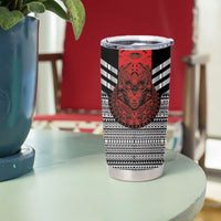 Mexico Aztec Warrior Goddess Tumbler Cup Tribal Aztec Heritage