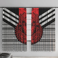 Mexico Aztec Warrior Goddess Window Curtain Tribal Aztec Heritage