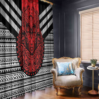 Mexico Aztec Warrior Goddess Window Curtain Tribal Aztec Heritage