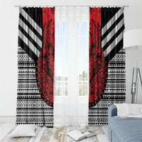 Mexico Aztec Warrior Goddess Window Curtain Tribal Aztec Heritage