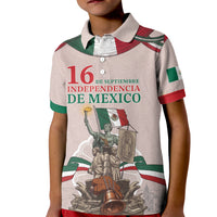Personalized Mexico Dia De La Independencia Kid Polo Shirt 16 De Septiembre Heritage Pride