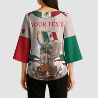 Personalized Mexico Dia De La Independencia Kimono Sleeve Blouse 16 De Septiembre Heritage Pride