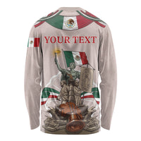 Personalized Mexico Dia De La Independencia Long Sleeve Shirt 16 De Septiembre Heritage Pride