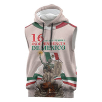 Personalized Mexico Dia De La Independencia Sleeveless Hoodie 16 De Septiembre Heritage Pride