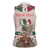Personalized Mexico Dia De La Independencia Women Sleeveless Polo Shirt 16 De Septiembre Heritage Pride